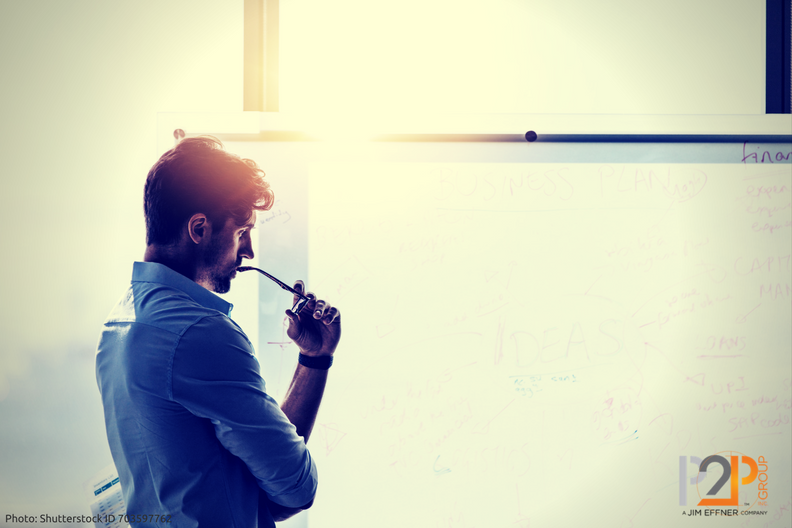 Man spending time on critical think time